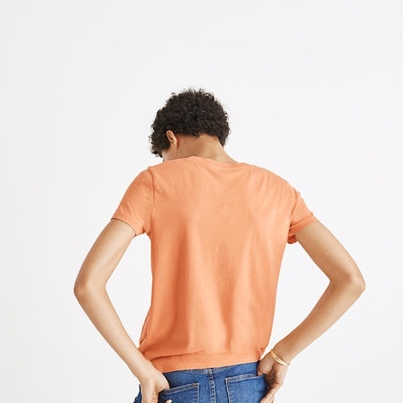 MADEWELL Rose Gold Foil Zodiac Graphic Short Sleeve T-Shirt Size M - Picture 9 of 11